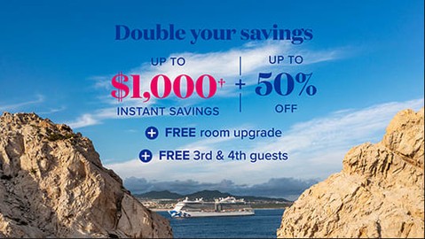 First-time ever! Enjoy DOUBLE the instant savings!
Up to $1,000 Instant Savings!
+ Up to 50% off
+ Free Room Upgrade
+ Free 3rd & 4th Guests (on select voyages)
+ $99 Deposits
+ $50 Shipboard Credit (on select voyages)
+ Additional $100 Shipboard Credit on all 6+ day voyages Hurry, Limited Time Offer: April 10-13, 2025
https://antietamtravel.com/cruises/princess-cruises/
#princesscruises #travelagency #vacation #travel #worldtravelservice #antietamworldtravelservice #traveladvisor #travelagent