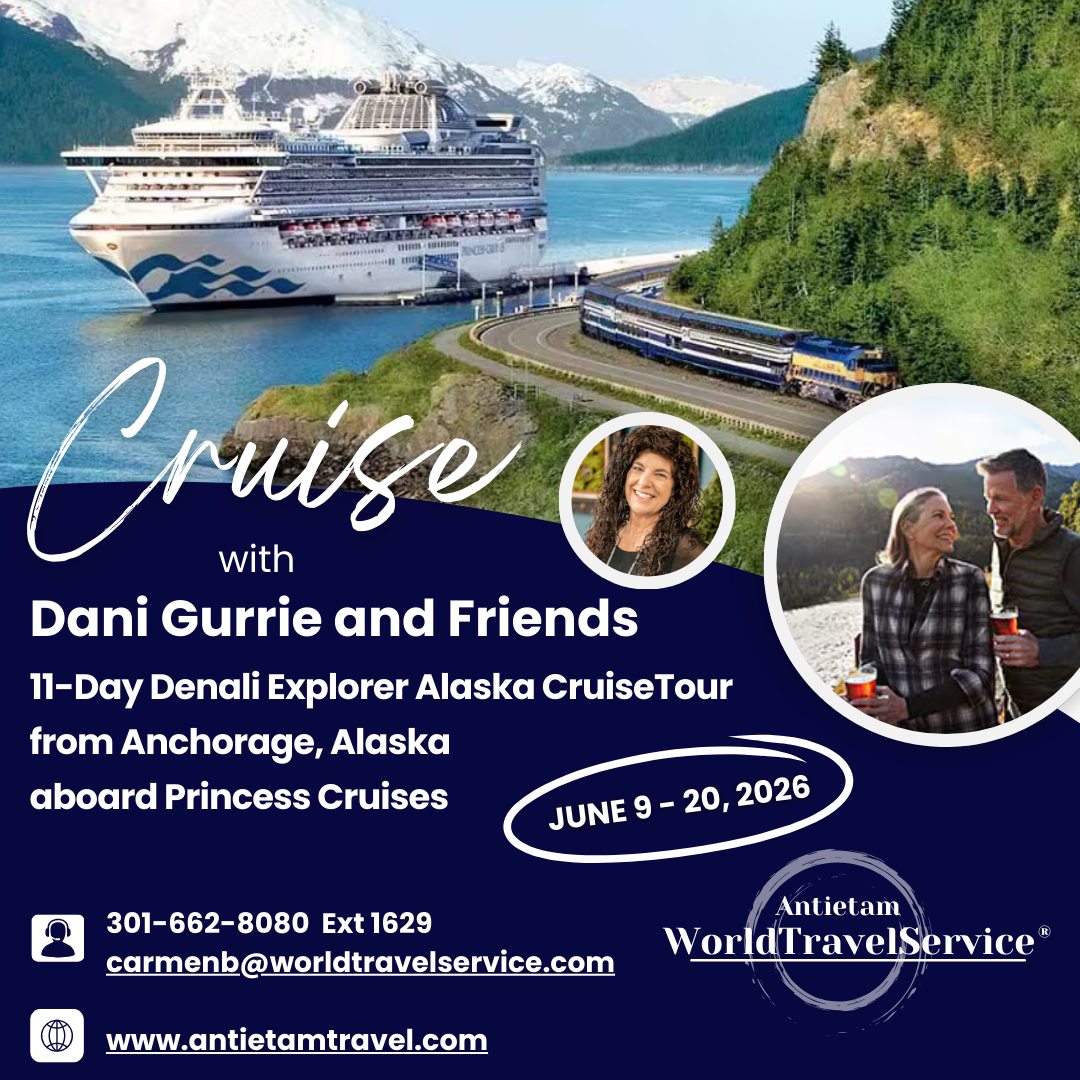 Set sail on an unforgettable 10-night Alaskan adventure aboard the luxurious Discovery Princess! Departing from the charming port of Whittier, Alaska, this journey takes you deep into the heart of America’s Last Frontier. Marvel at the towering ice walls of Hubbard Glacier and the pristine wilderness of Glacier Bay National Park — both unforgettable highlights of this awe-inspiring voyage.
Along the way, you’ll explore the rich culture and natural beauty of Icy Strait Point, wander through the historic streets of Juneau, and experience the vibrant native heritage of Ketchikan. Each stop is packed with opportunities for adventure — from whale watching and dog sledding to savoring fresh Alaskan seafood.
Your cruise ends in Vancouver, British Columbia, but the memories will last a lifetime. With world-class dining, elegant accommodations, and breathtaking scenery around every turn, this is more than a cruise — it’s the Alaskan dream brought to life.